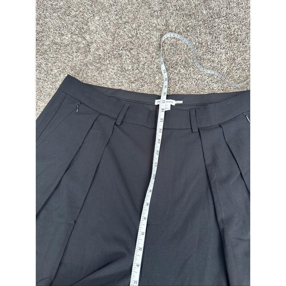 Good American Luxe Suiting Column Pleated Wide Leg Trousers Pants Flowy Size 16 - Picture 7 of 16